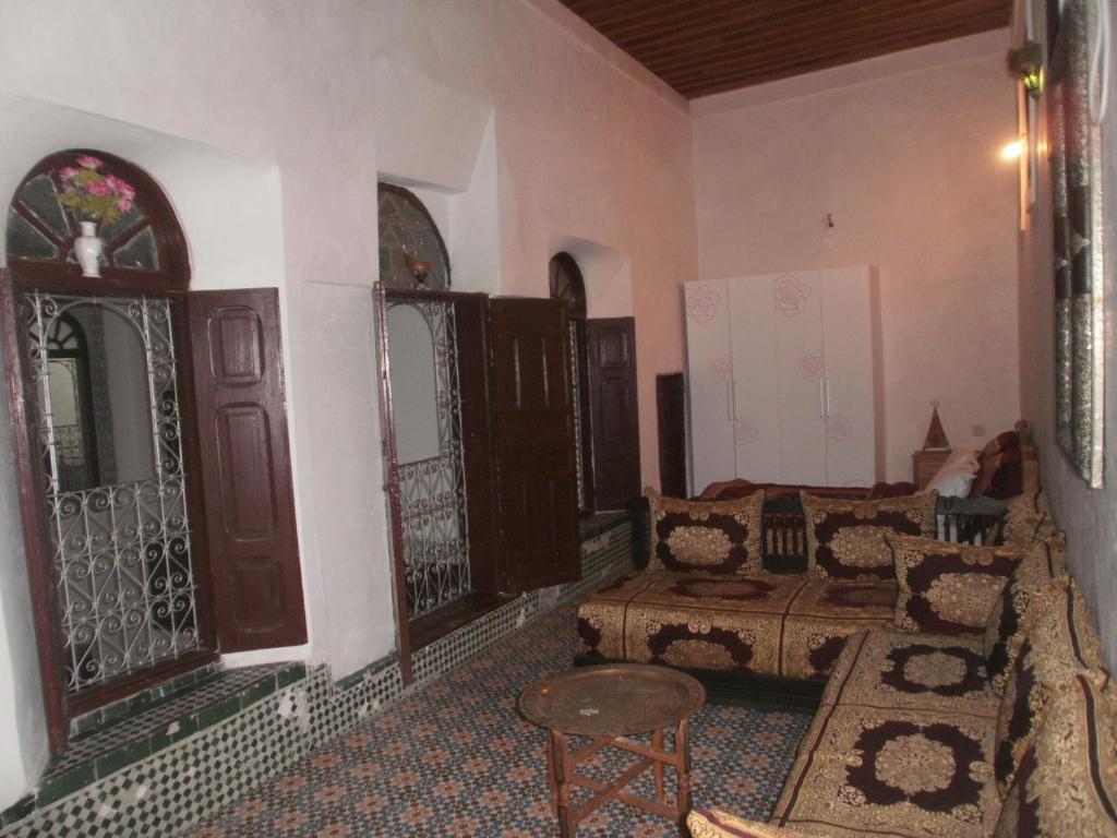 Posezení v ubytování Chez L'habitant Boueden