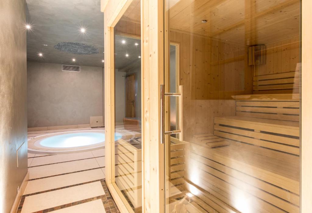 Koupelna v ubytování Hotel Edelhof