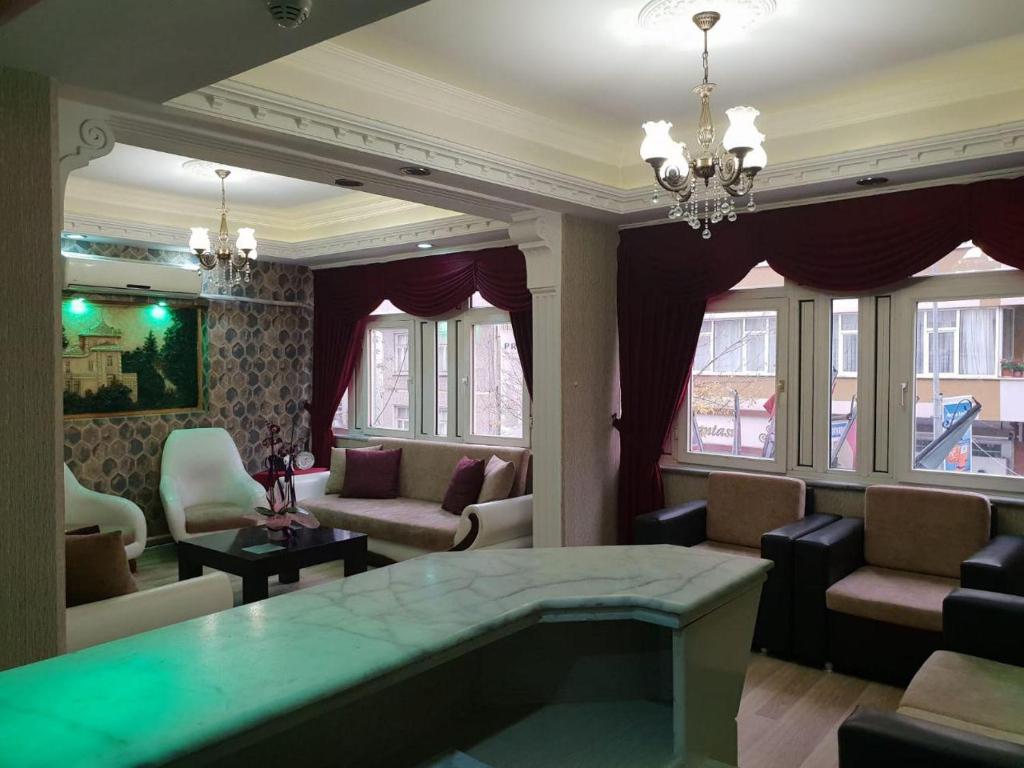 Posezení v ubytování Sulduz Hotel