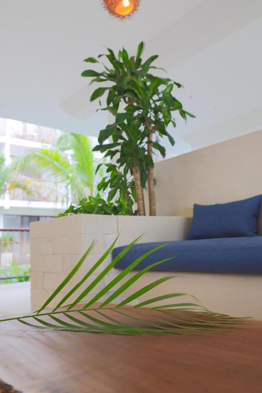 Posezení v ubytování Hotel Blanco Tulum Adults Only