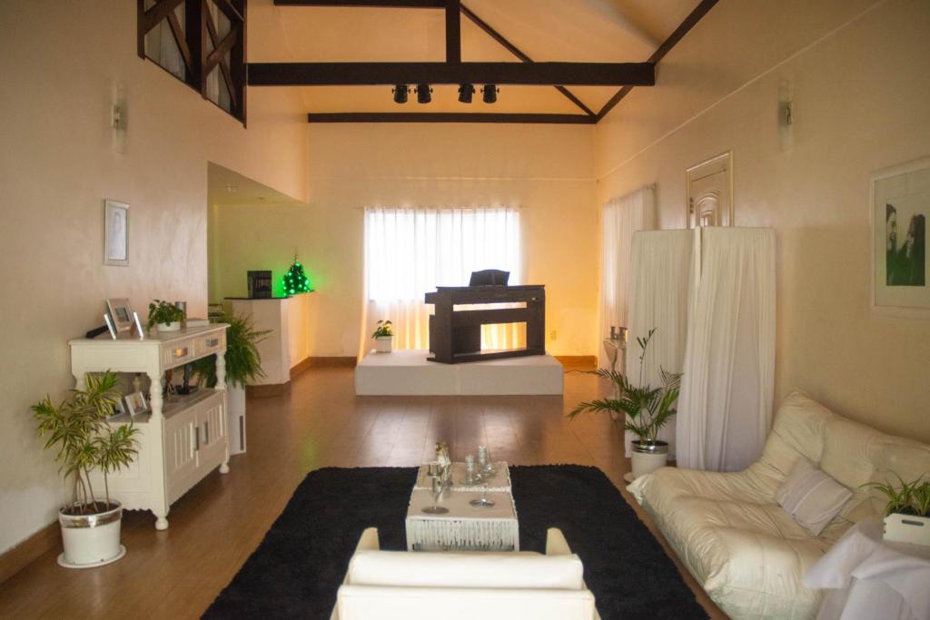 Χώρος καθιστικού στο Bed & Breakfast LD