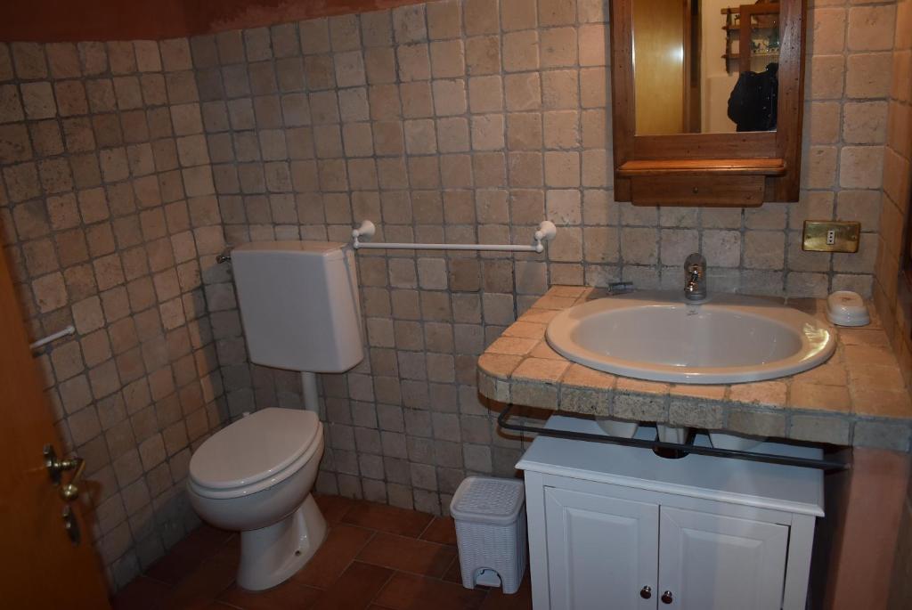 Łazienka w obiekcie Agriturismo Il Santo