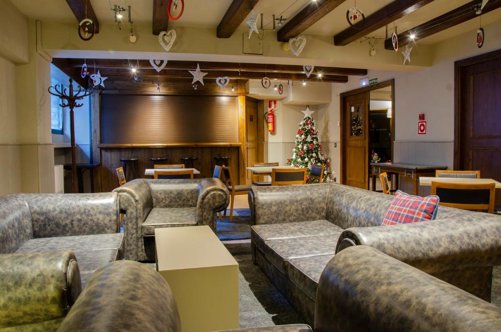 Posezení v ubytování Ski Plaza Hotel & Wellness