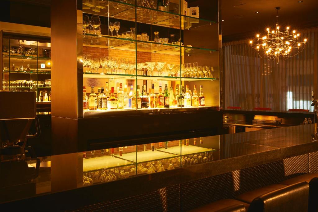 Lounge nebo bar v ubytování Cross Hotel Sapporo
