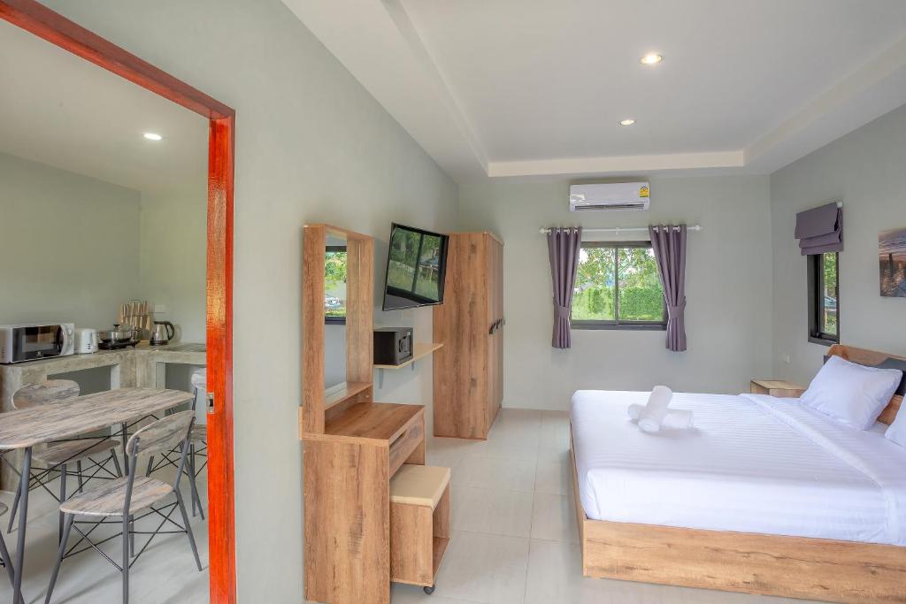 TV a/nebo společenská místnost v ubytování Malinee Resort