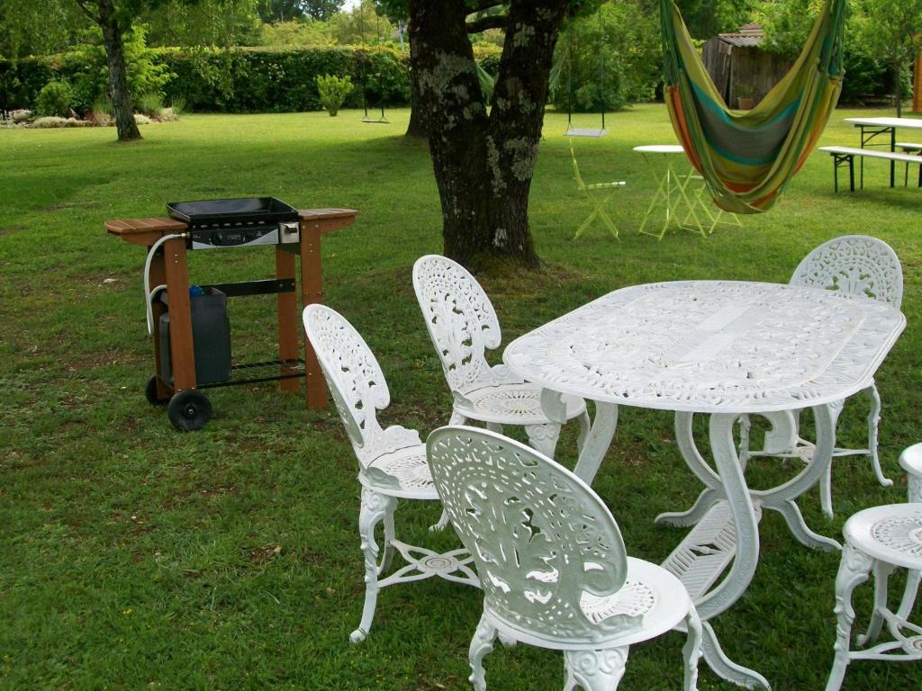 Zahrada ubytování Hotel au Charme du Levat
