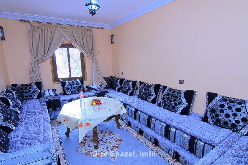 Posezení v ubytování Gite Ghazal - Atlas Mountains Hotel