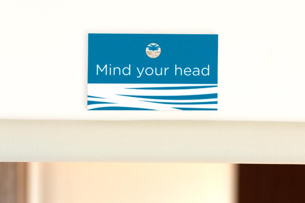 Mind your head signage  Mind your head sticker & poster