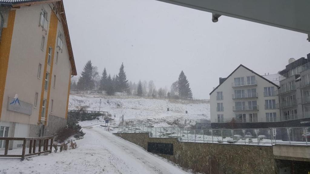 Atrakcyjny Apartament Czarna Góra v zime