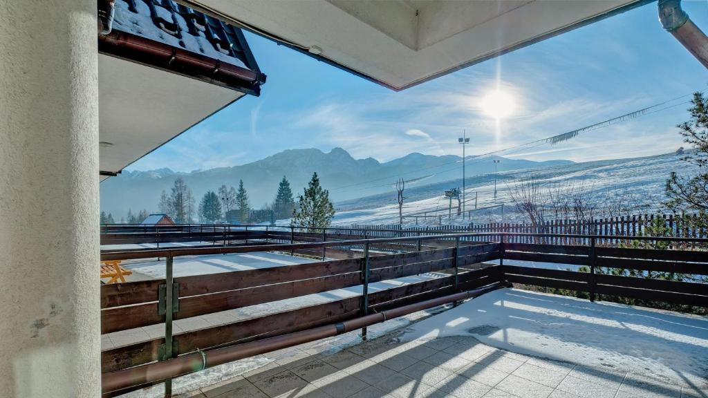 Výhľad na hory alebo výhľad na hory priamo z apartmánu