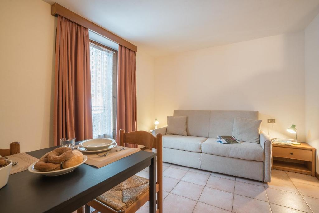 Posezení v ubytování Residence Fior d'Alpe