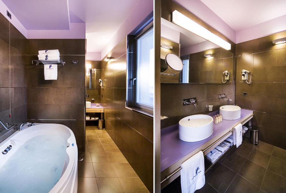 Łazienka w obiekcie Hotel Europa