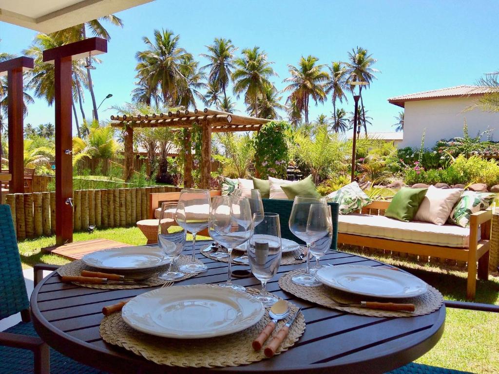 Zahrada ubytování Ykutiba Imbassaí - Apartamento 2 Quartos - H03