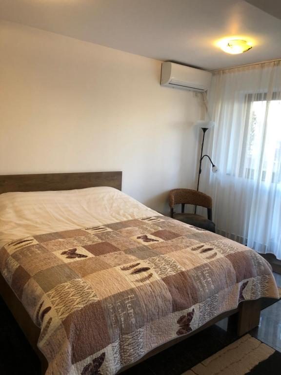 Postel nebo postele na pokoji v ubytování Studio