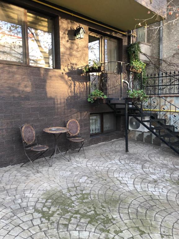 Patio nebo venkovní prostory v ubytování Studio