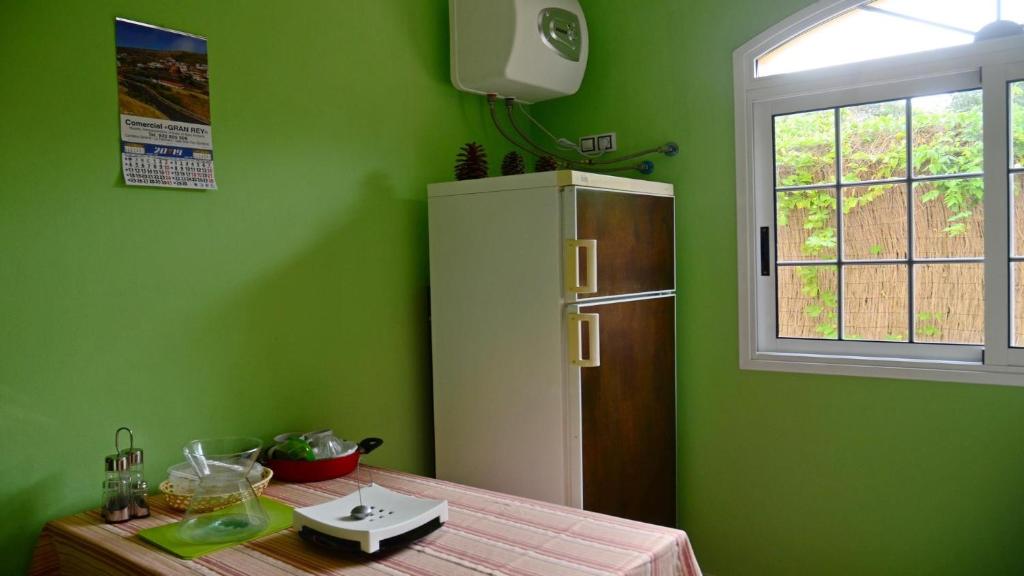 Kuchyň nebo kuchyňský kout v ubytování Apt. Passiflora 1B