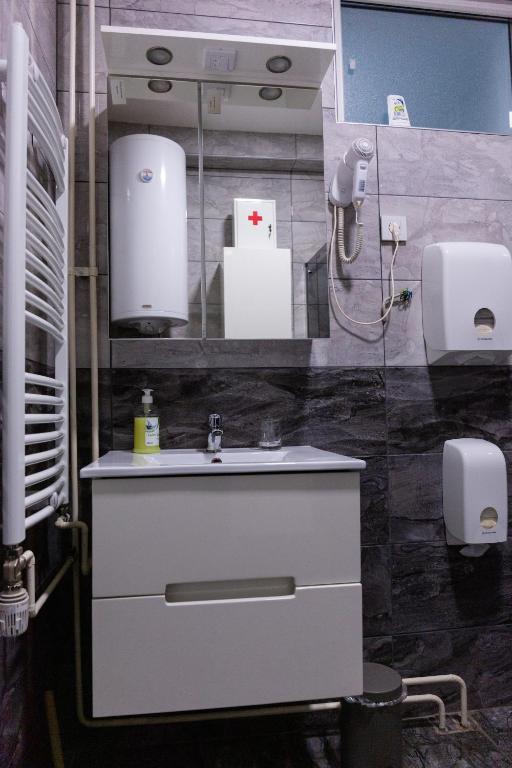 Koupelna v ubytování SPA Apartment Nalis