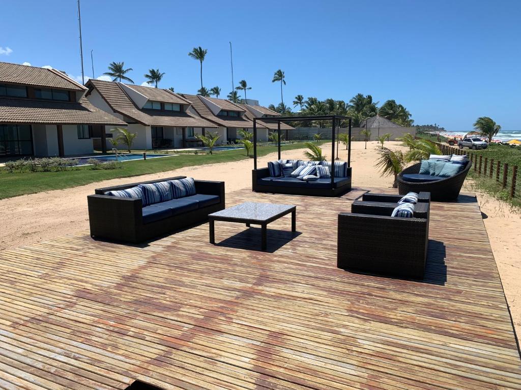  Flat Extraordinário Beira Mar Condomínio Cupe Beach Living
