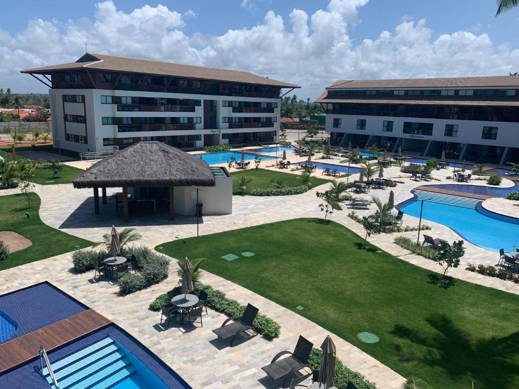  Flat Extraordinário Beira Mar Condomínio Cupe Beach Living