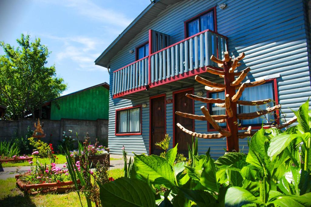 Aed väljaspool majutusasutust Cabanas L'ESCALE