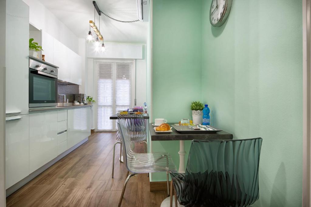 Kuchyň nebo kuchyňský kout v ubytování B&B Campari 10
