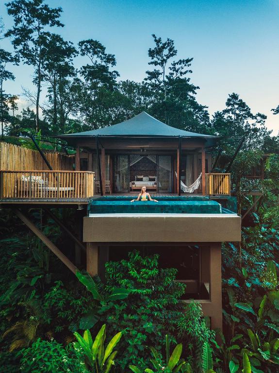 Balkón nebo terasa v ubytování Nayara Tented Camp