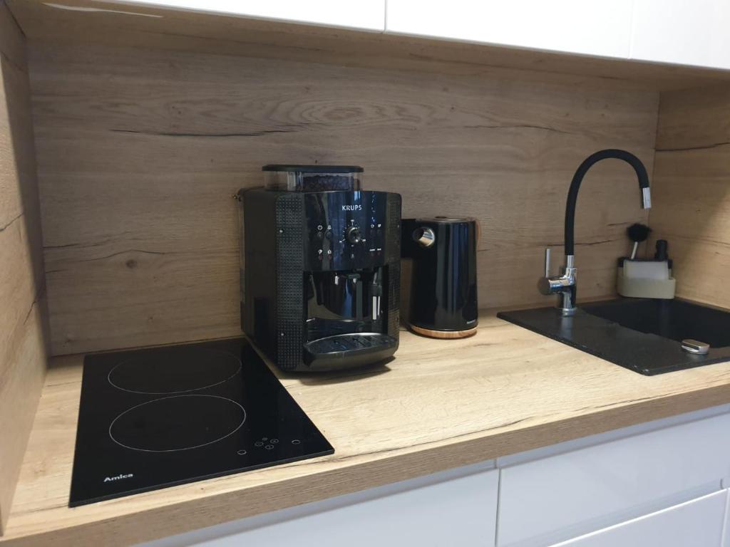 Kuchyňa alebo kuchynka v ubytovaní Apartament Zaczarowany Las - 5D Apartamenty