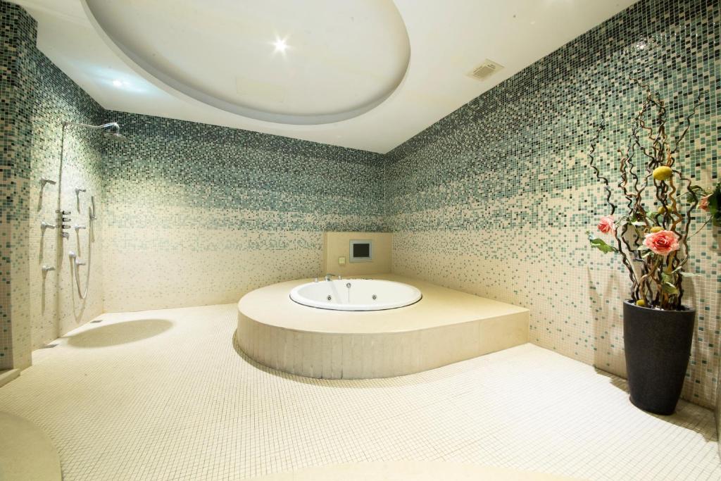 Koupelna v ubytování LI-GIN Motel