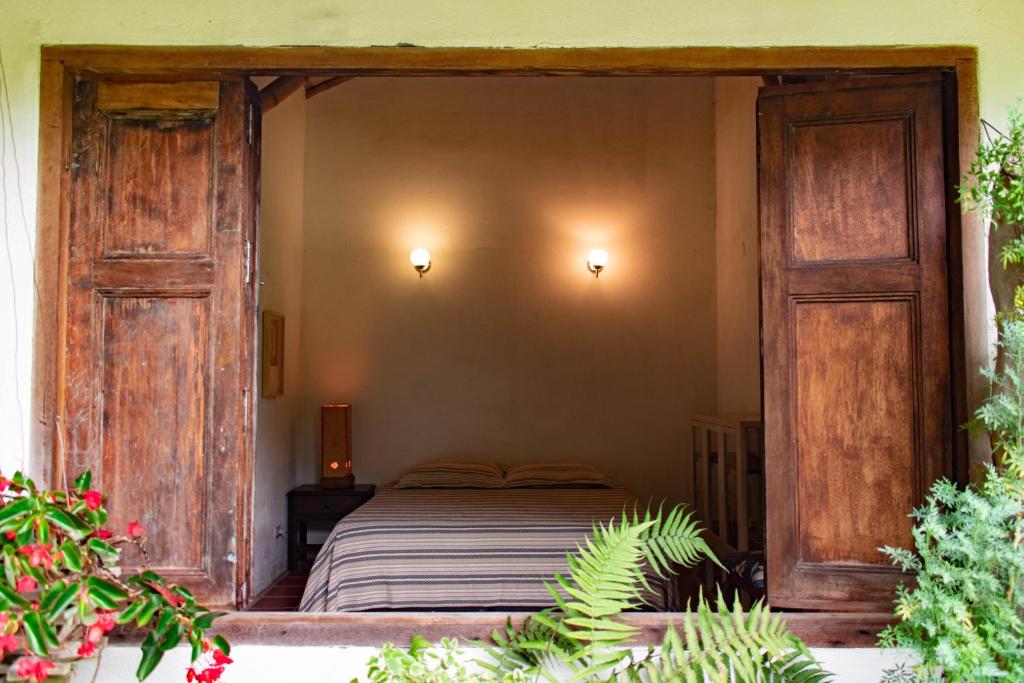 Postel nebo postele na pokoji v ubytování Casa El Cedro