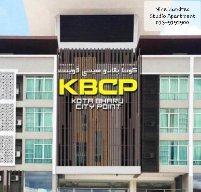 a building with a kapt sign on the side of it at Nine Hundred Studio Apartment (KBCP) in Kota Bharu