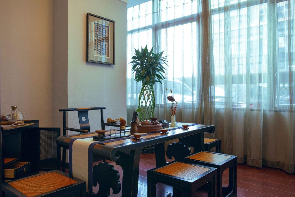 北京唯实酒店（唯实国际文化交流中心）餐厅或其他用餐的地方