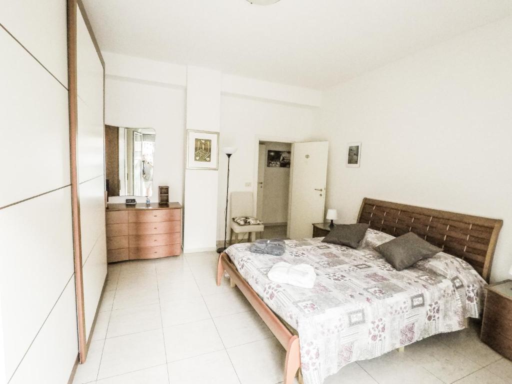 Posteľ alebo postele v izbe v ubytovaní Residenza Riva Reno - BOLOGNA