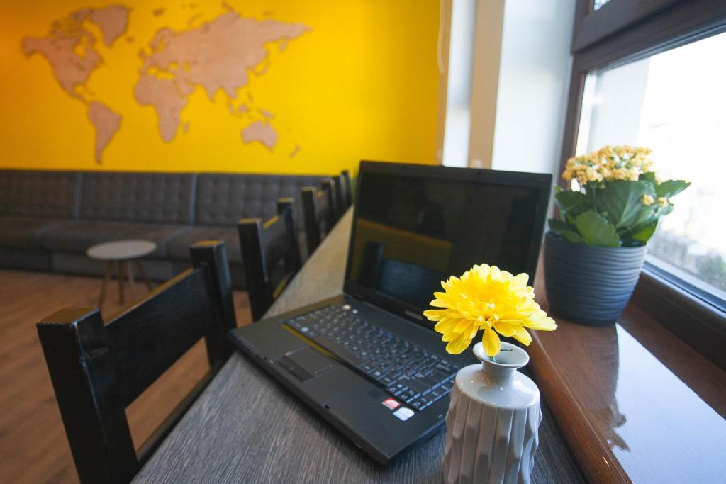 TV a/nebo společenská místnost v ubytování DREAM Hostel Khmelnytskyi