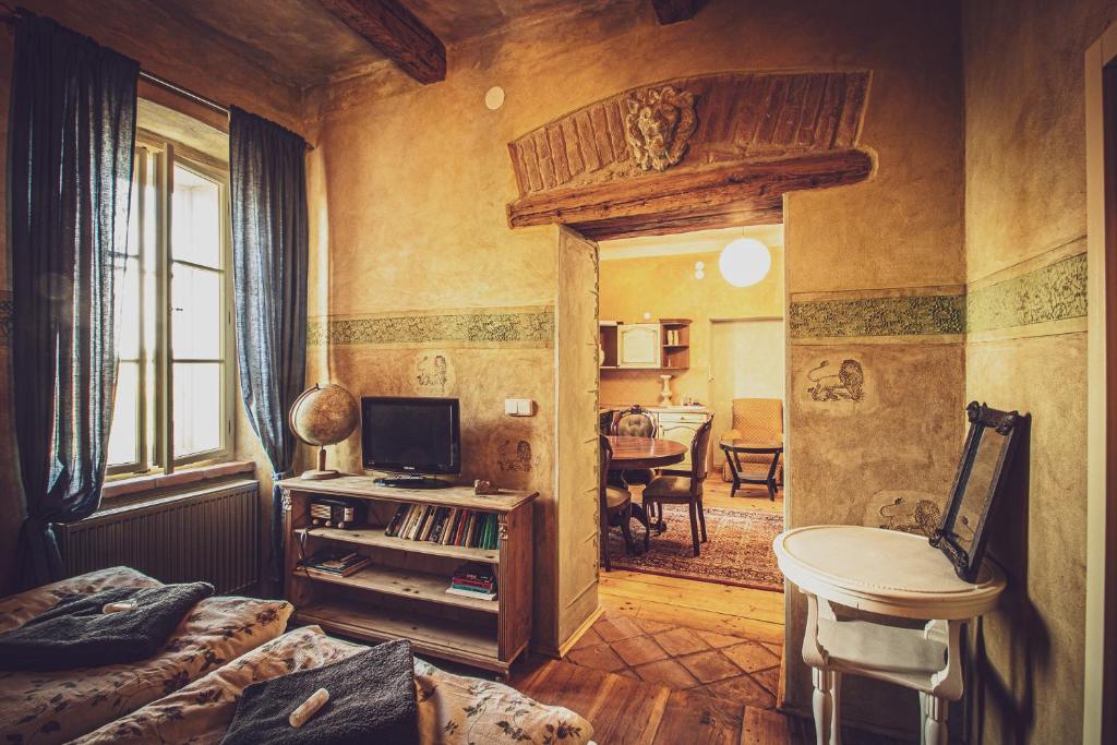 Posezení v ubytování Apartmány č.p. 9