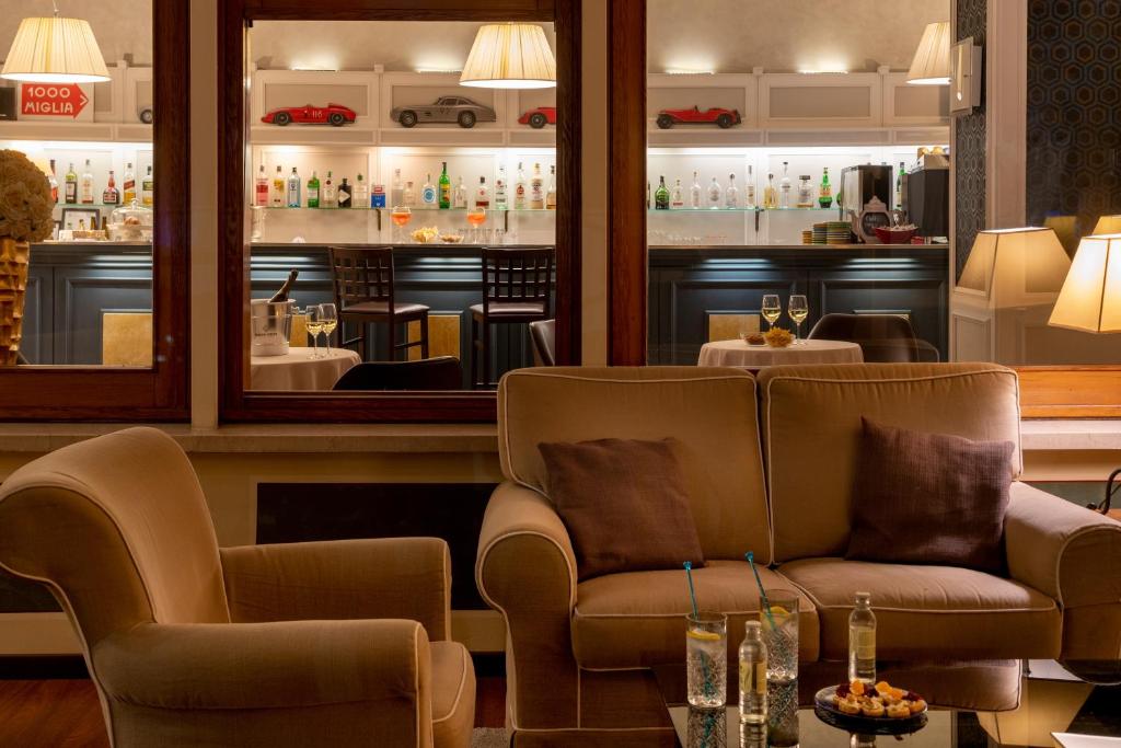 Posezení v ubytování Hotel Ambasciatori