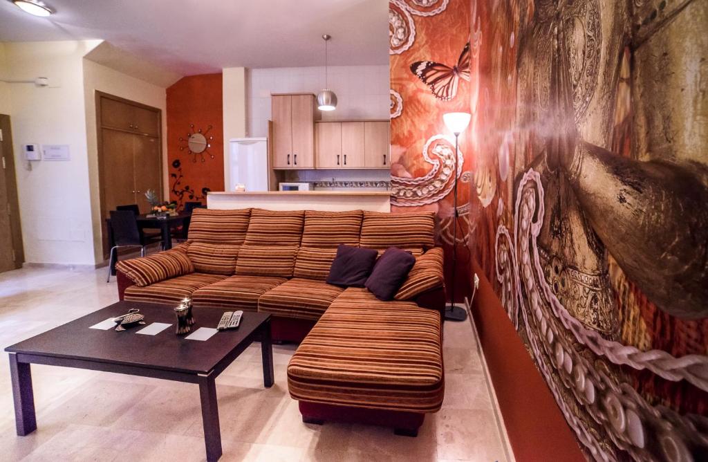 Posedenie v ubytovaní Sea & Wave Peña Apartament