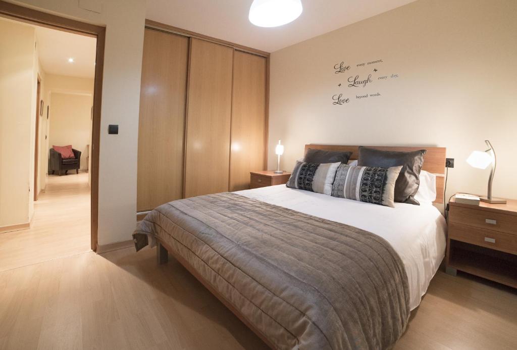 Posteľ alebo postele v izbe v ubytovaní Sea & Wave Andrés Pérez Apartment