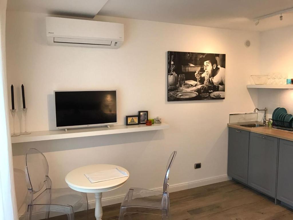 Kuchnia lub aneks kuchenny w obiekcie Terrace with Tiber View - Trastevere