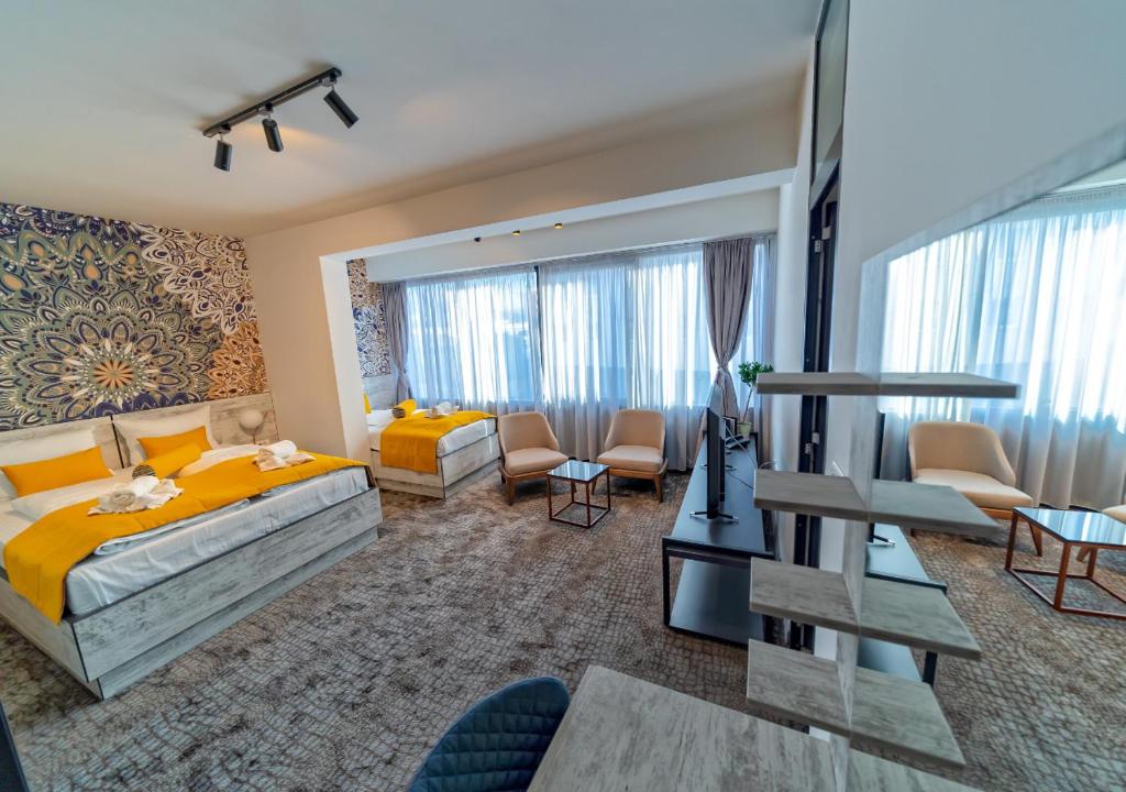 Posezení v ubytování Hotel Koncept Residence