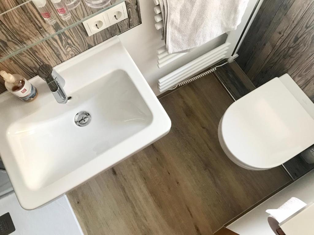 Koupelna v ubytování Appartements Griesserhof