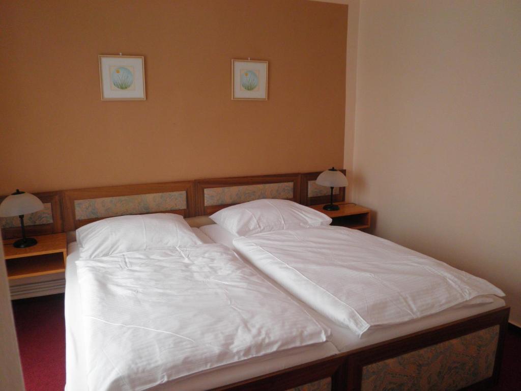 Postel nebo postele na pokoji v ubytování Resort Hotel Zvíkov