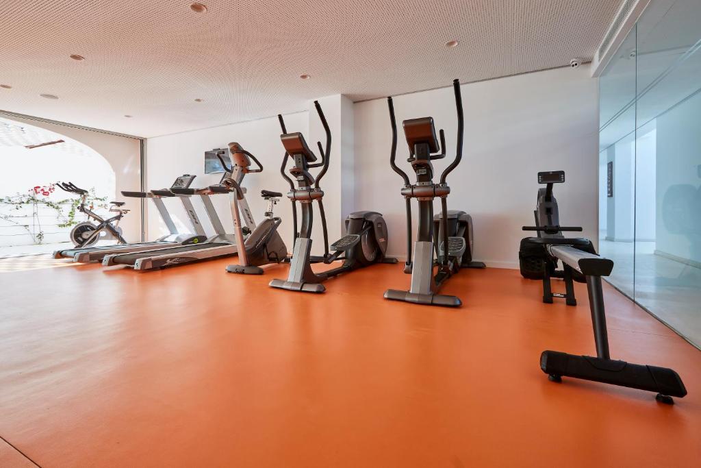 Fitness centrum a/nebo fitness zařízení v ubytování Ebano Hotel Apartments & Spa
