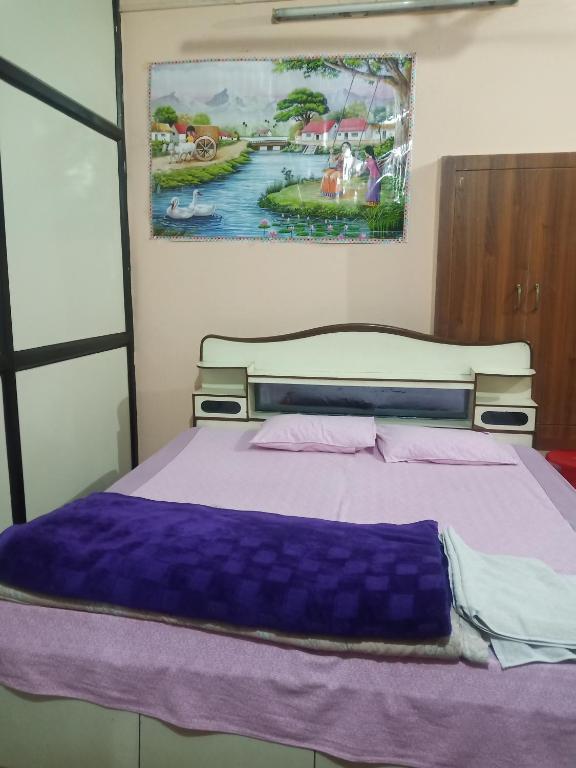 Postel nebo postele na pokoji v ubytování Sunita homestay