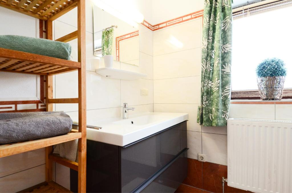 Kuchyň nebo kuchyňský kout v ubytování Ferienhaus Schnitzhof