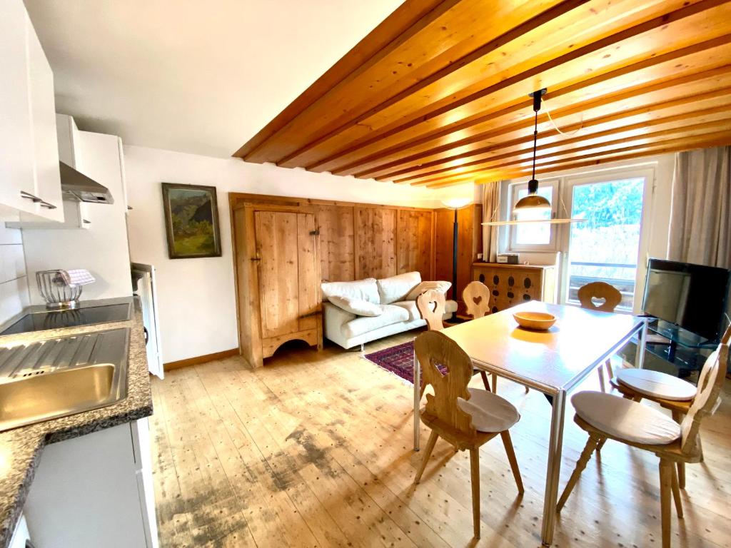 Kuchyňa alebo kuchynka v ubytovaní Appartements Greier