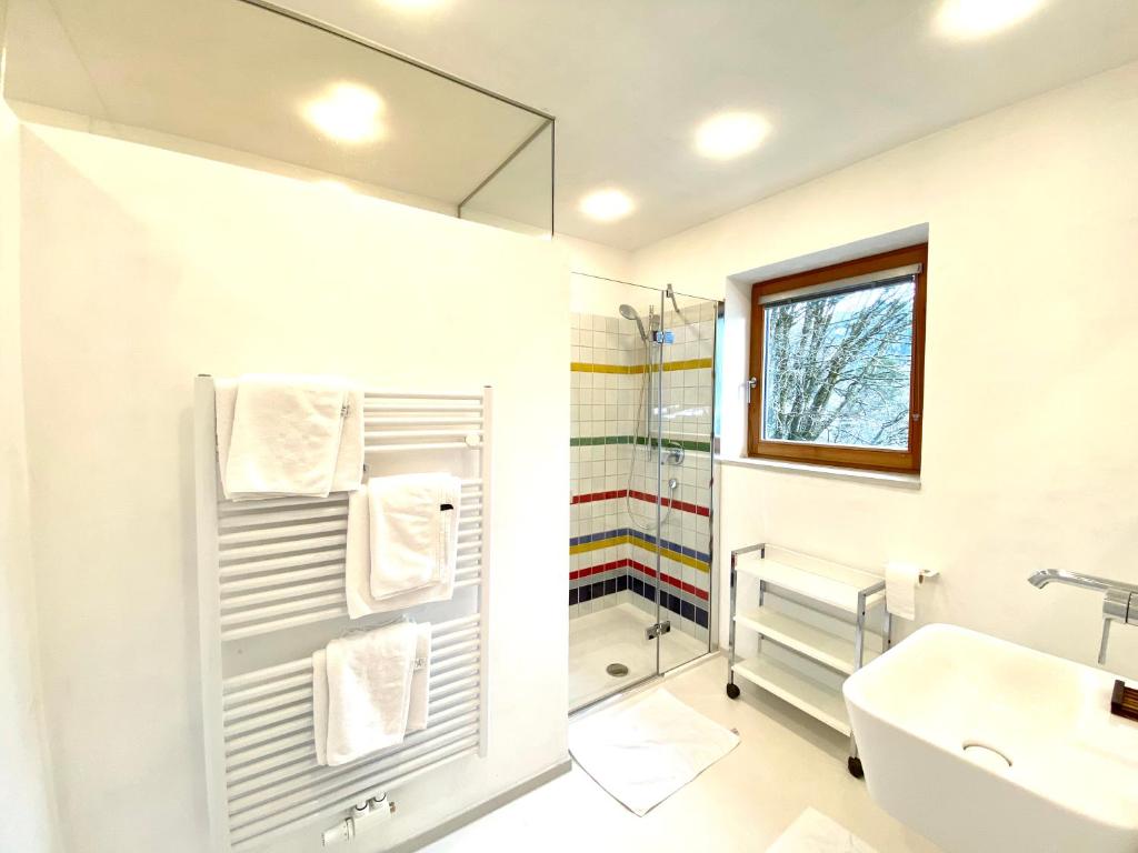 Kúpeľňa v ubytovaní Appartements Greier