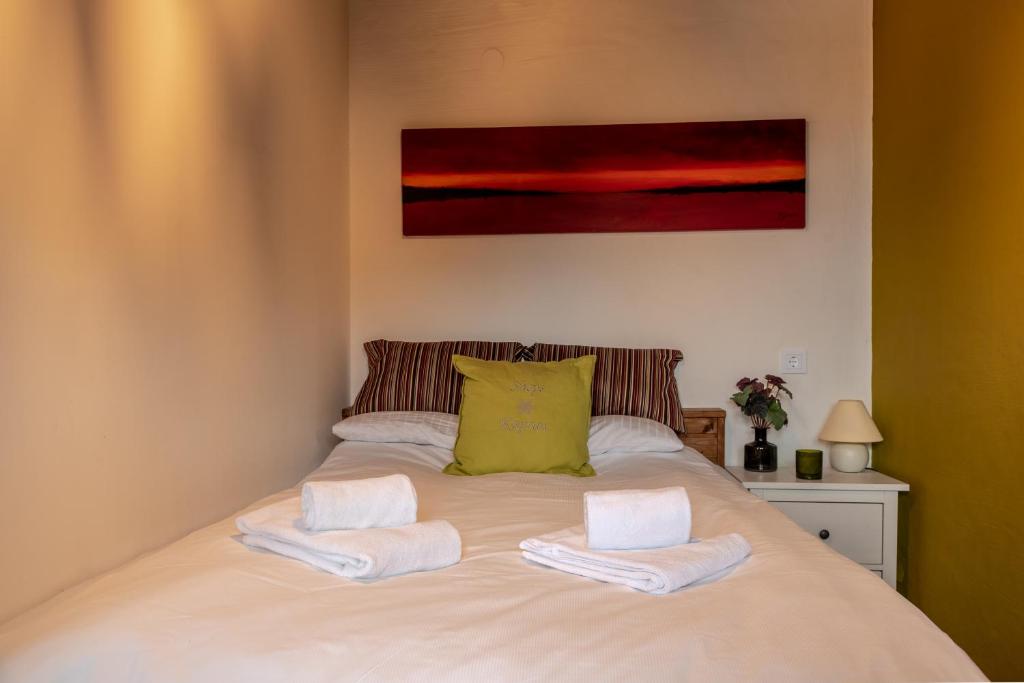 Postel nebo postele na pokoji v ubytování Apartment SHEPS in Kaprun