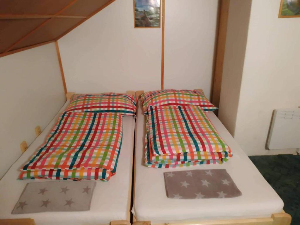Postel nebo postele na pokoji v ubytování Chata Babeta