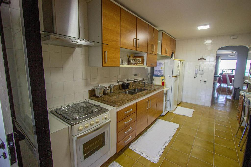  Apartamento com vista para o mar a uma quadra da praia