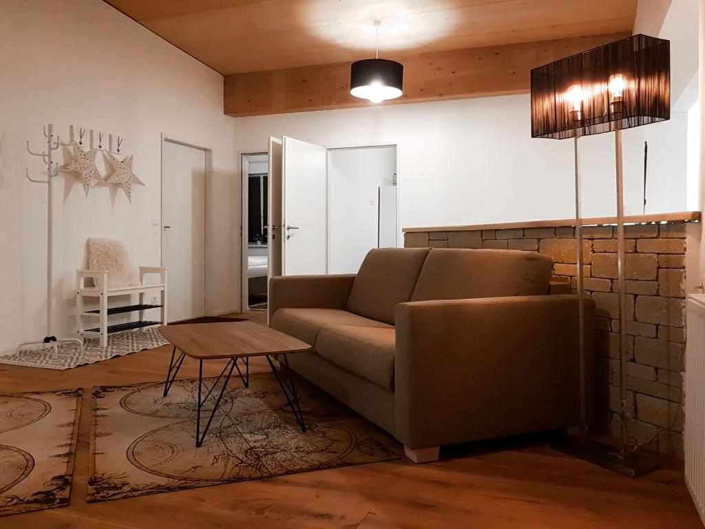 Posezení v ubytování Semmering Loft